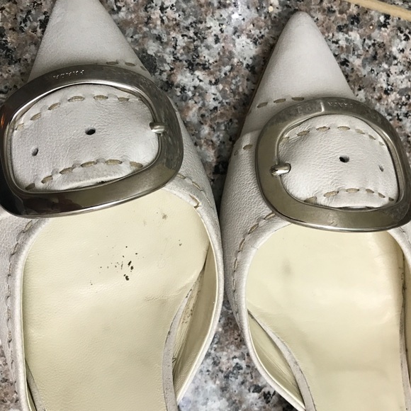 Prada leather buckled kitten heeled mules - Picture 9 of 13